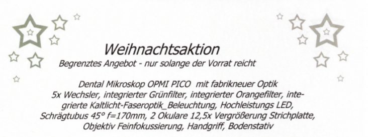 Flyer Weihnachtsaktion 2016 OPMI Pico